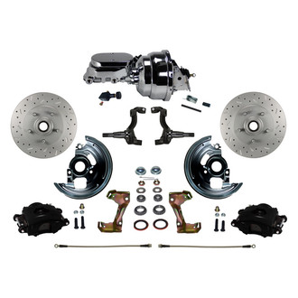 LEED Brakes® - Drilled and Slotted Front Disc Brake Conversion Kit