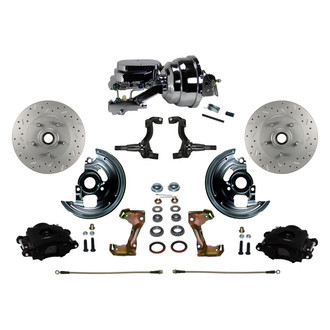 LEED Brakes® - Drilled and Slotted Front Disc Brake Conversion Kit