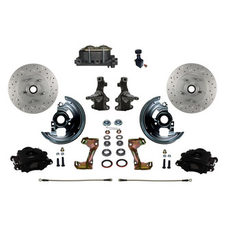 LEED Brakes® - Drilled and Slotted Front Disc Brake Conversion Kit