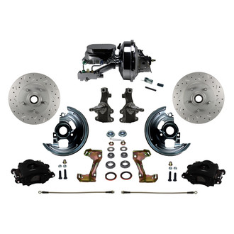 LEED Brakes® - Drilled and Slotted Front Disc Brake Conversion Kit