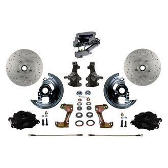 LEED Brakes® - Drilled and Slotted Front Disc Brake Conversion Kit