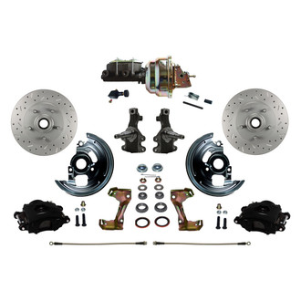 LEED Brakes® - Drilled and Slotted Front Disc Brake Conversion Kit
