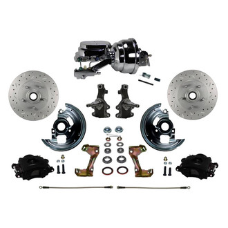 LEED Brakes® - Drilled and Slotted Front Disc Brake Conversion Kit