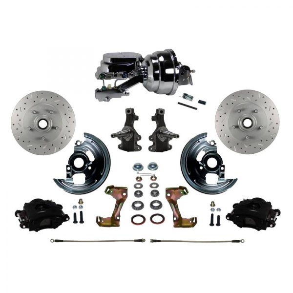  LEED Brakes® - Drilled and Slotted Front Disc Brake Conversion Kit