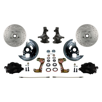 LEED Brakes® - Drilled and Slotted Front Disc Brake Conversion Kit
