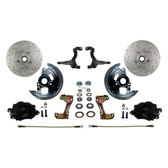 LEED Brakes® - Drilled and Slotted Front Disc Brake Conversion Kit