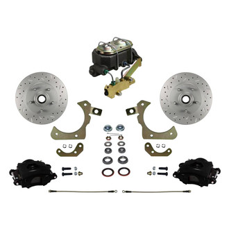 LEED Brakes® - Drilled and Slotted Front Disc Brake Conversion Kit