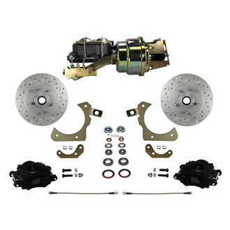 LEED Brakes® - Drilled and Slotted Front Disc Brake Conversion Kit