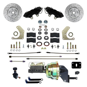 LEED Brakes® - Drilled and Slotted Front Disc Brake Conversion Kit