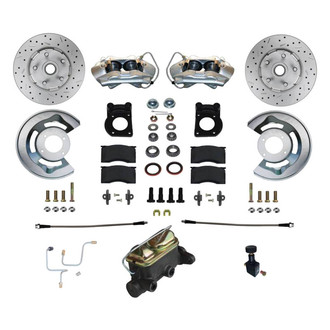 LEED Brakes® - Drilled and Slotted Front Disc Brake Conversion Kit