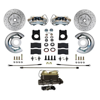 LEED Brakes® - Drilled and Slotted Front Disc Brake Conversion Kit