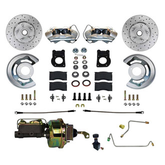 LEED Brakes® - Drilled and Slotted Front Disc Brake Conversion Kit