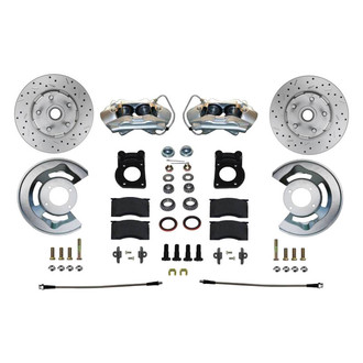 LEED Brakes® - Drilled and Slotted Front Disc Brake Conversion Kit