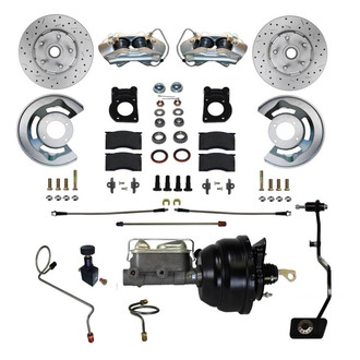 LEED Brakes® - Drilled and Slotted Front Disc Brake Conversion Kit