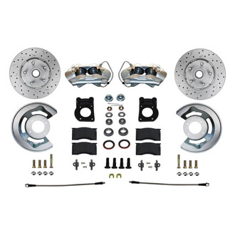 LEED Brakes® - Drilled and Slotted Front Disc Brake Conversion Kit
