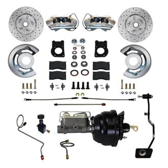LEED Brakes® - Drilled and Slotted Front Disc Brake Conversion Kit