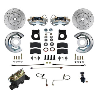 LEED Brakes® - Drilled and Slotted Front Disc Brake Conversion Kit