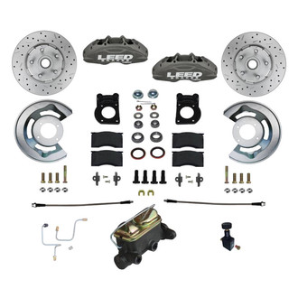 LEED Brakes® - Drilled and Slotted Front Disc Brake Conversion Kit