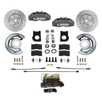 LEED Brakes® - Drilled and Slotted Front Disc Brake Conversion Kit