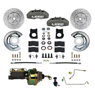 LEED Brakes® - Drilled and Slotted Front Disc Brake Conversion Kit