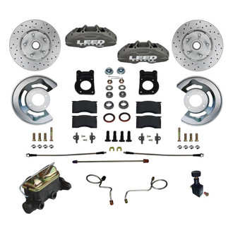 LEED Brakes® - Drilled and Slotted Front Disc Brake Conversion Kit