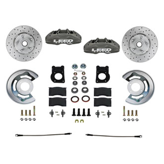 LEED Brakes® - Drilled and Slotted Front Disc Brake Conversion Kit