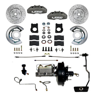 LEED Brakes® - Drilled and Slotted Front Disc Brake Conversion Kit