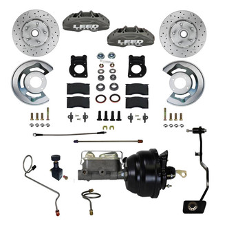 LEED Brakes® - Drilled and Slotted Front Disc Brake Conversion Kit