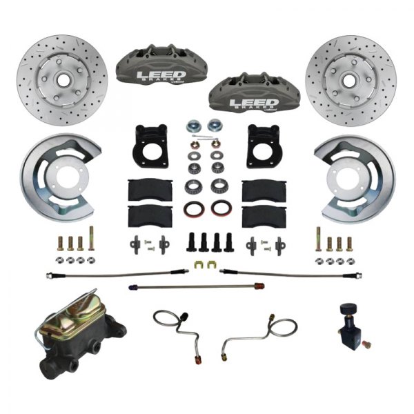  LEED Brakes® - Drilled and Slotted Front Disc Brake Conversion Kit