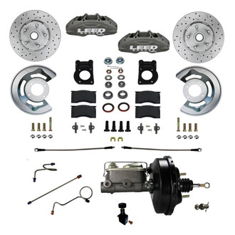 LEED Brakes® - Drilled and Slotted Front Disc Brake Conversion Kit