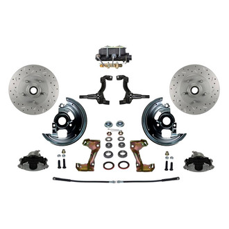 LEED Brakes® - Drilled and Slotted Front Disc Brake Conversion Kit