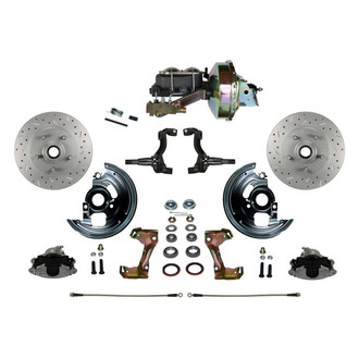 LEED Brakes® - Drilled and Slotted Front Disc Brake Conversion Kit