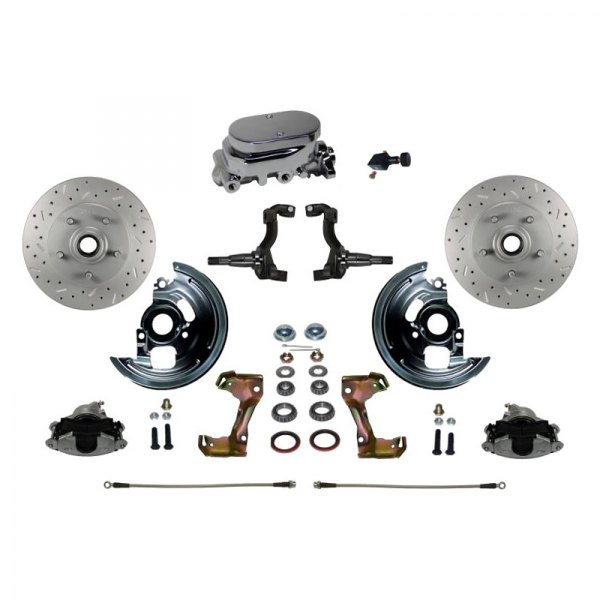  LEED Brakes® - Drilled and Slotted Front Disc Brake Conversion Kit