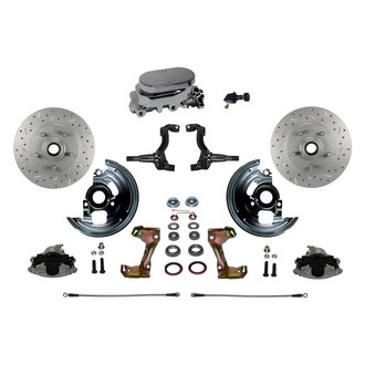 LEED Brakes® - Drilled and Slotted Front Disc Brake Conversion Kit