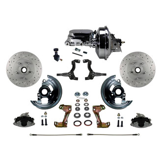 LEED Brakes® - Drilled and Slotted Front Disc Brake Conversion Kit