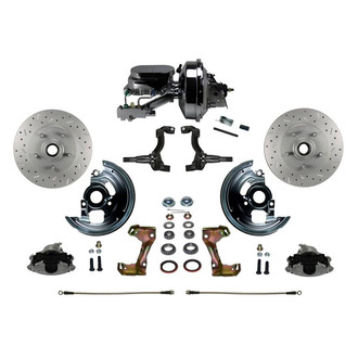LEED Brakes® - Drilled and Slotted Front Disc Brake Conversion Kit