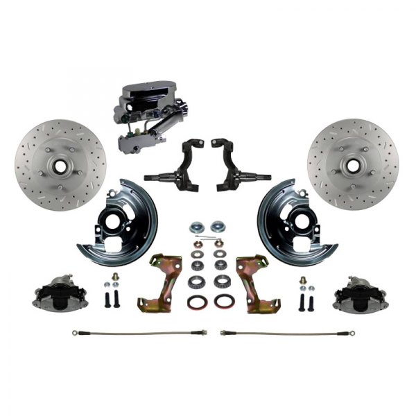  LEED Brakes® - Drilled and Slotted Front Disc Brake Conversion Kit