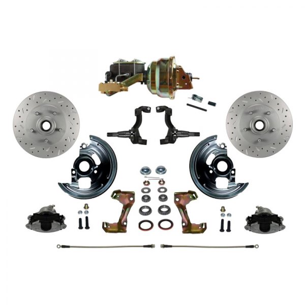  LEED Brakes® - Drilled and Slotted Front Disc Brake Conversion Kit