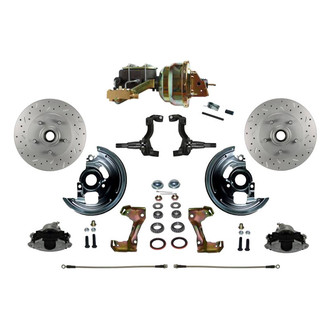 LEED Brakes® - Drilled and Slotted Front Disc Brake Conversion Kit