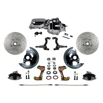 LEED Brakes® - Drilled and Slotted Front Disc Brake Conversion Kit