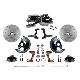 LEED Brakes® - Drilled and Slotted Front Disc Brake Conversion Kit