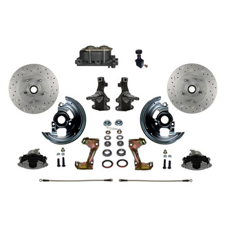 LEED Brakes® - Drilled and Slotted Front Disc Brake Conversion Kit