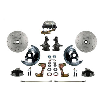 LEED Brakes® - Drilled and Slotted Front Disc Brake Conversion Kit