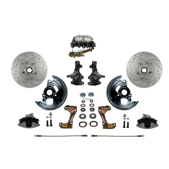 LEED Brakes® - Drilled and Slotted Front Disc Brake Conversion Kit