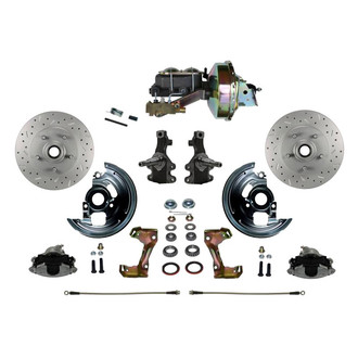 LEED Brakes® - Drilled and Slotted Front Disc Brake Conversion Kit