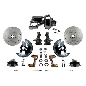 LEED Brakes® - Drilled and Slotted Front Disc Brake Conversion Kit