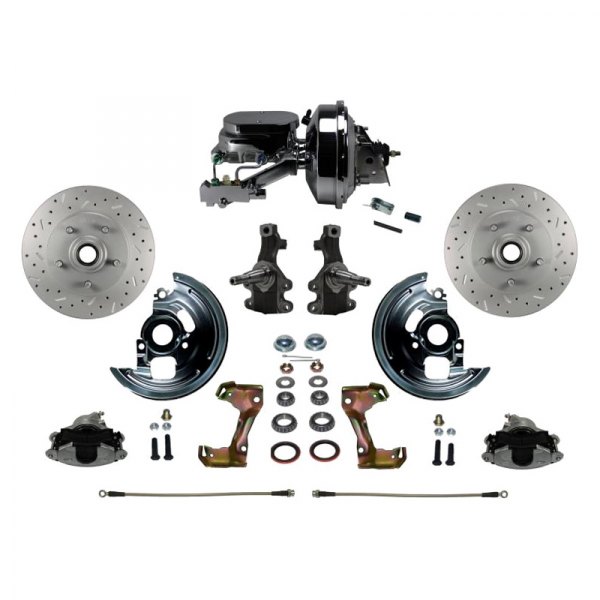  LEED Brakes® - Drilled and Slotted Front Disc Brake Conversion Kit