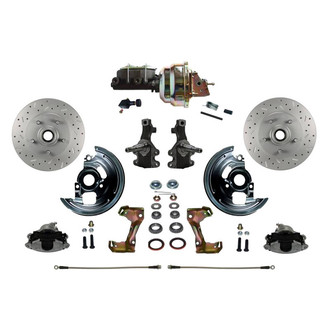 LEED Brakes® - Drilled and Slotted Front Disc Brake Conversion Kit