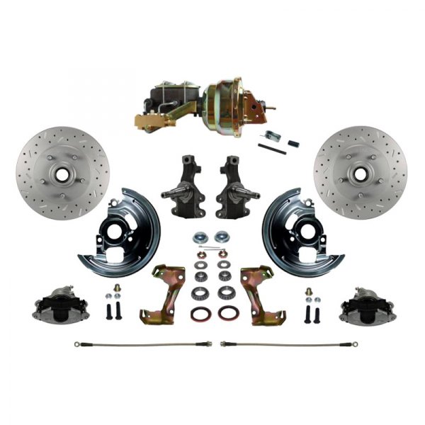  LEED Brakes® - Drilled and Slotted Front Disc Brake Conversion Kit