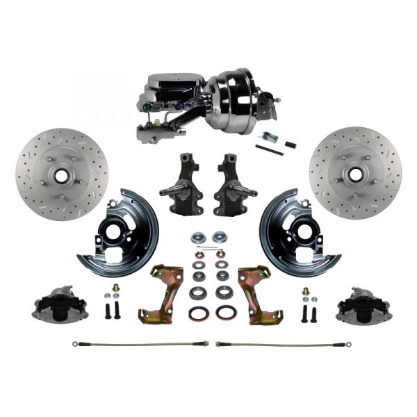  LEED Brakes® - Drilled and Slotted Front Disc Brake Conversion Kit